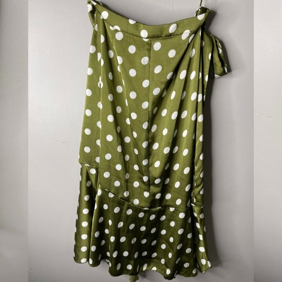 POLKA DOTS WRAP AROUND SKIRT - Picture 3 of 5